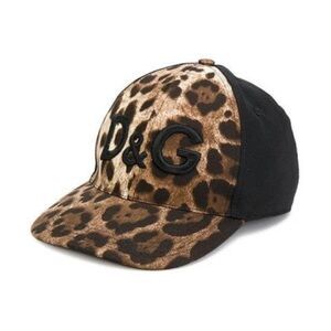 Dolce & Gabbana Animal Leopard Print Baseball Cap